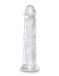 King Cock - 8" Realistic Cock - Clear photo-3