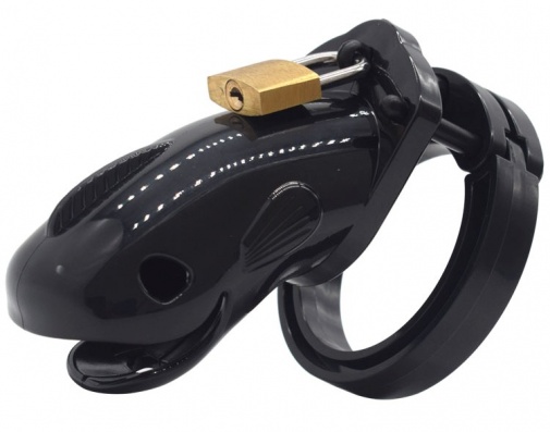 FAAK - Short Whale Chastity Cage - Black photo