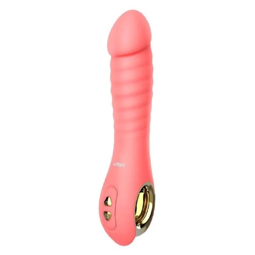 Leten - Thrusting Vibrator w Massager - Pink photo
