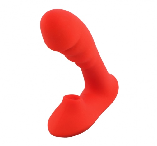 T-Best - ClitClit Addiction Suction Vibe - Red photo