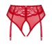Obsessive - Dagmarie 吊袜带内裤 - 红色 - 加细码/细码 照片-6
