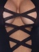 Leg Avenue - Cami Garter & Stockings Set - Black photo-6