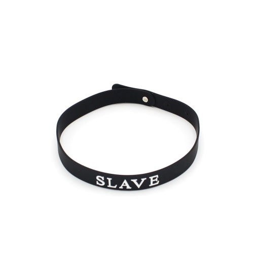 Kiotos - Slave 奴隸 矽膠刻字項圈 照片