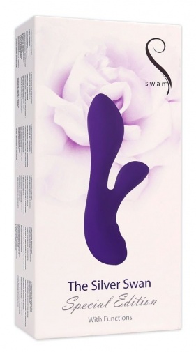 Swan - Silver Swan 按摩棒 (特别版) - 紫色 照片
