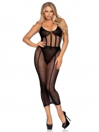 Leg Avenue - Flawless Bodysuit & Skirt - Black photo