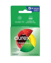 Durex - 熱帶水果味 安全套 3片裝 照片