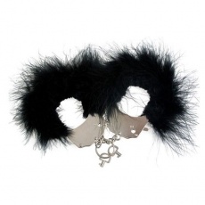 Adrien Lastic - Menottes Metal Feather Cuffs - Black photo