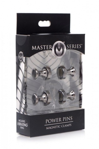 Master Series - Power Pins 磁性乳头夹 - 灰色 照片