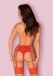 Obsessive - Rediosa Garter Belt - Red - S/M photo-6