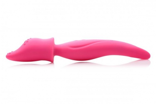 Wand Essentials - Dual Diva 2 in 1 Silicone Massager - Pink photo