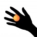Tenga - 手指球形按摩器 - 橙色 照片-2