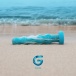 Gildo - 海洋節奏玻璃假陽具 - 藍色 照片-6