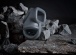Boners - 液態矽膠分體間隔式箍睪環 - 灰色 照片-2
