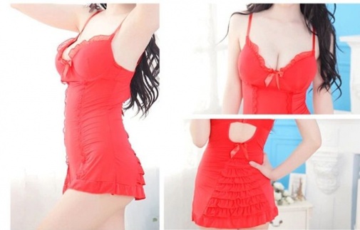 SB - 連衣裙 A262-2 - 紅色 照片