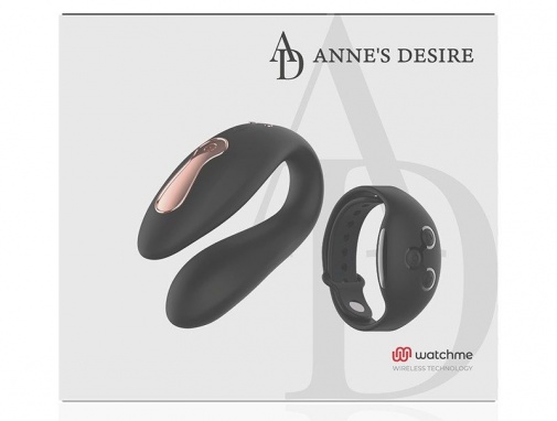 Anne's Desire - 情侣共震器连无线遥控手表 - 黑色 照片