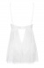 Obsessive - Favoritta 連衣裙和丁字褲 - 白色 - L/XL 照片-6