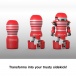 Tenga - Robo 飛機杯形機械人 - 紅色 照片-7