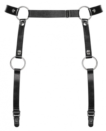 Obsessive - A741 Garter Belt - Black photo