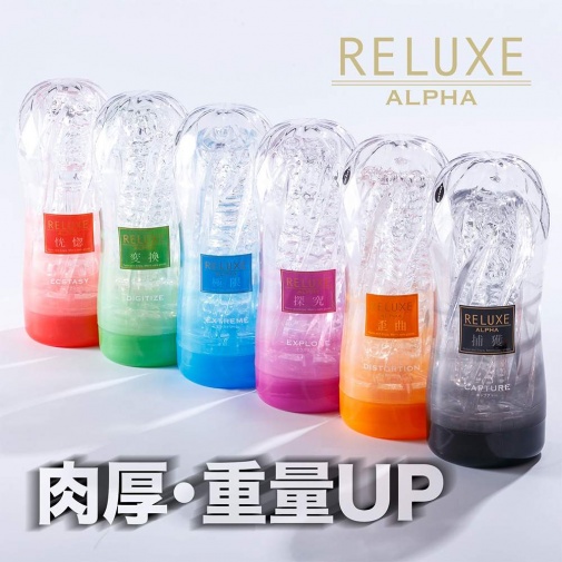 T-Best - Reluxe Alpha 扭曲硬感自慰器 - 透明 照片