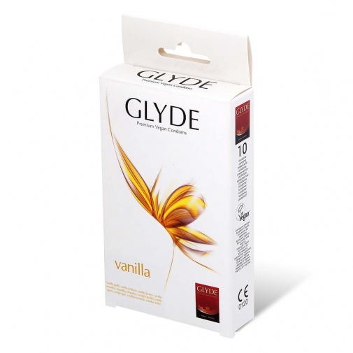 Glyde Vegan - Vanilla Condoms 10's Pack photo