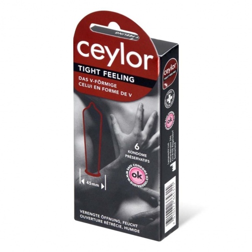 Ceylor - 緊貼式乳膠避孕套 45mm 6個裝 照片