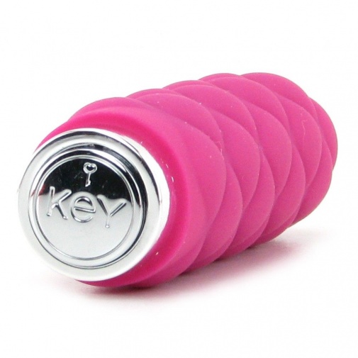 Key - 魅力长毛绒系列按摩器 - 粉红色 照片