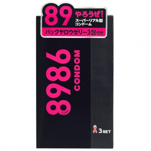 Jex - 8986 Jelly Condom (Anal) 3's Pack photo
