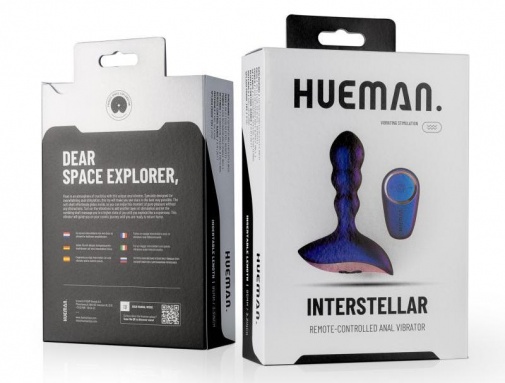 Hueman - 星际 遥控后庭震动器 - 紫色 照片