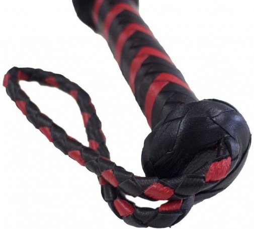 Liebe Seele - Leather Nine Tails Flogger - Wine Red photo