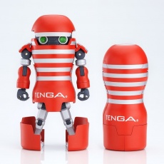 Tenga - Robo 飛機杯形機械人 - 紅色 照片