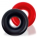 Oxballs - Clone Duo 箍睾环 - 红/黑色 照片-4