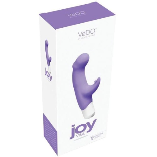 VeDO - Joy Mini Rabbit Vibrator - Purple photo