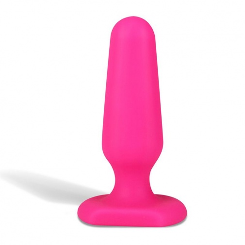 Hustler - Seamless Silicone Butt Plug 3″ - Hot Pink photo