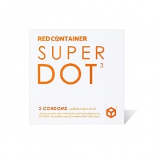 Red Container - Dot Type Condoms 3's Pack 照片