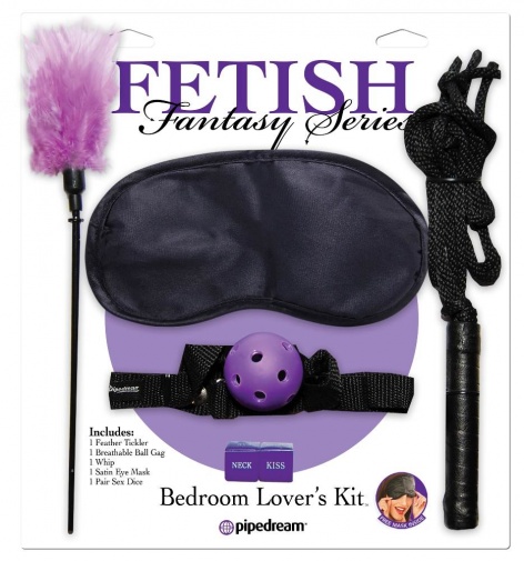 Fetish Fantasy - 臥室情侶套裝 - 紫色 照片