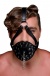 Strict - Open Mouth Head Harness - Black photo-3