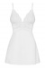 Obsessive - 810-BAB 連衣裙和丁字褲 - 白色 - L/XL 照片-5