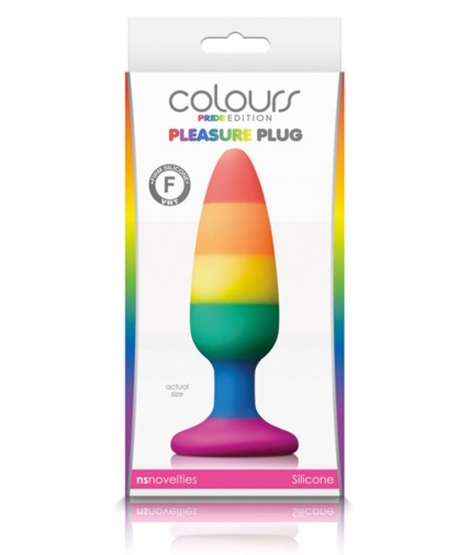 NS Novelties - Pleasure Medium Plug - Rainbow photo