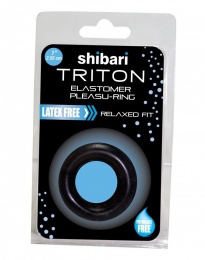 Shibari - Triton Elastomer 阴茎环 - 黑色 照片