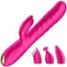 Erocome - Pavo Vibrator 波浪纹阴道阴蒂按摩捧 配3种阴蒂按摩头 - 粉红色 照片-3