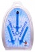 Trinity Vibes - 润滑剂注射器套装 3件装 - 蓝色 照片-2