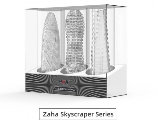 Drywell - Zaha Skyscraper Series Sleeve 3 pcs - Clear photo