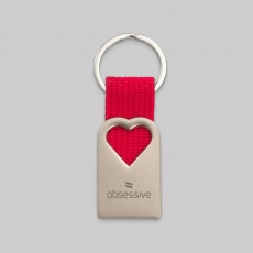 Obsessive - Keyring - Red photo