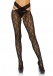 Leg Avenue - Daisy Chain Floral Crotchless Tights photo