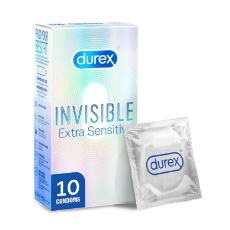 Durex - Invisible Extra Sensitive 10's pack photo