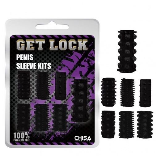 Chisa - Penis Sleeve Kits - Black photo