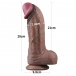 Lovetoy - 11" XXL Dual Layered Cock - Brown photo-9