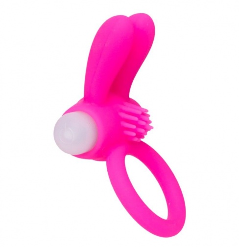 A-Toys - Powerful Cock Vibro Bunny Ring - Pink photo