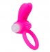 A-Toys - Powerful Cock Vibro Bunny Ring - Pink photo-3