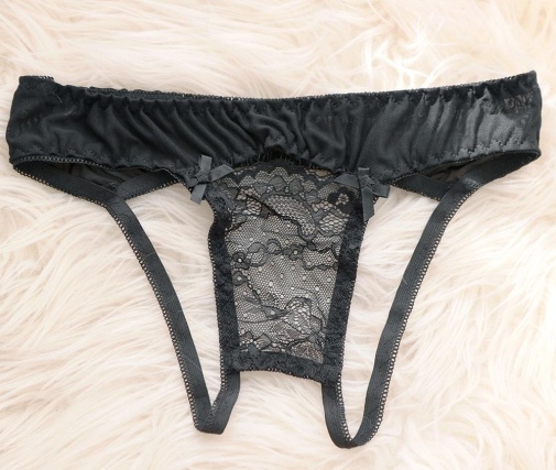 Crescente - Dolce Open Panties DL_016 - Black photo
